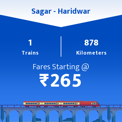 Sagar To Haridwar Trains